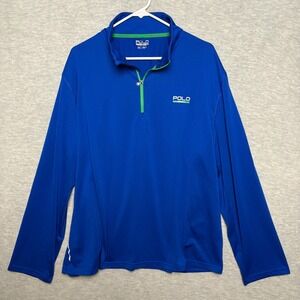 Polo Sport‎ Athletic Performance  Quater Zip Pullover Shirt Men XXL